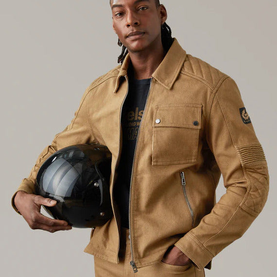 Belstaff Outrider Textile Jacket Khaki