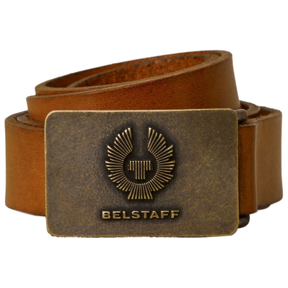 Belstaff Phoenix Leather Belt Chestnut