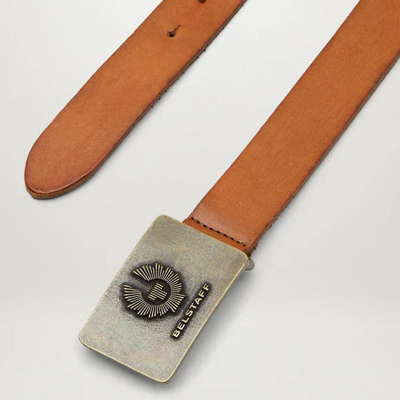 Belstaff Phoenix Leather Belt Chestnut