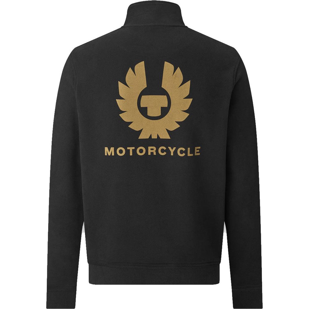 Belstaff Quarter Zip Jersey Black