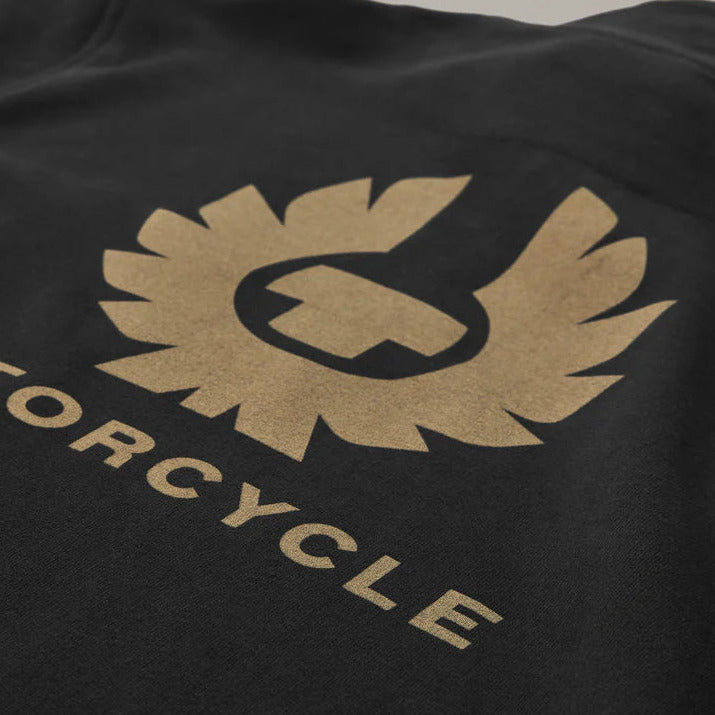 Belstaff Quarter Zip Jersey Black