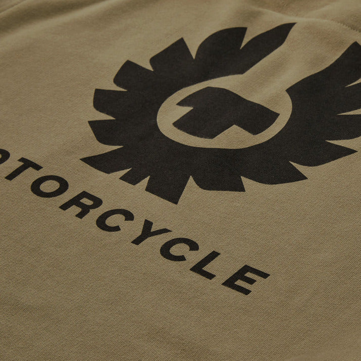 Belstaff Quarter Zip Jersey Olive