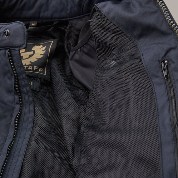 Belstaff Temple Technical Nylon Textile Jacket Dark Navy