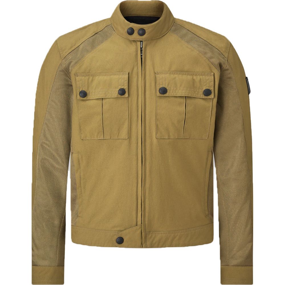 Belstaff Temple Technical Nylon Textile Jacket Olive