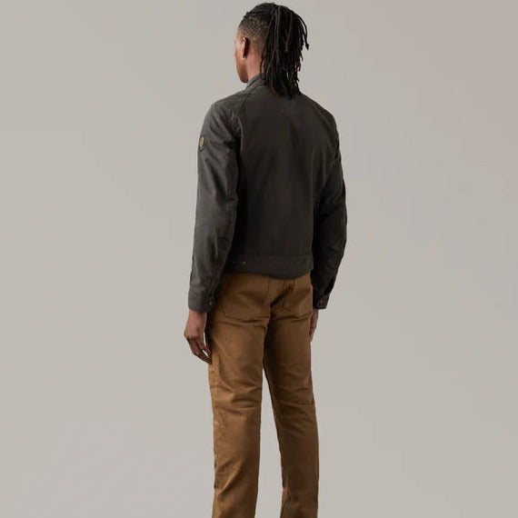 Belstaff Temple Technical Waxed Cotton Jacket Mahogany