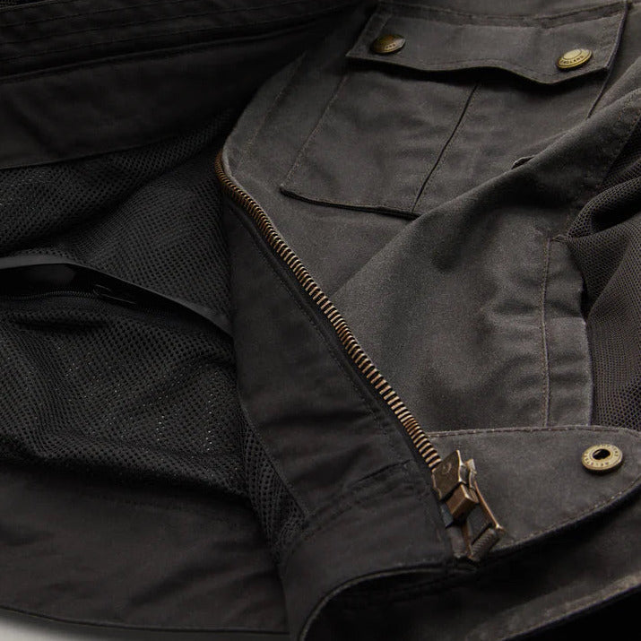Belstaff Temple Technical Waxed Cotton Jacket Mahogany