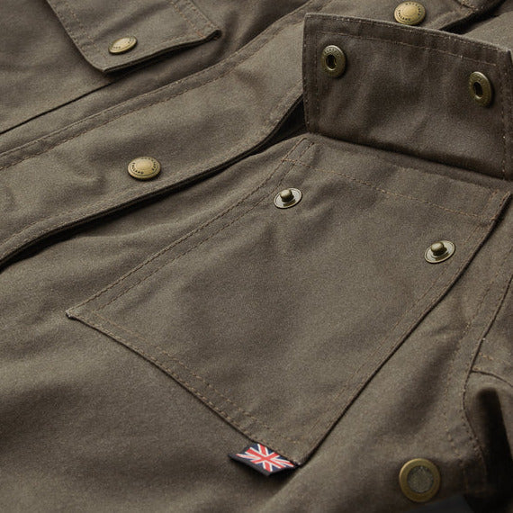 Belstaff Trialmaster Ladies Waxed Cotton Jacket Forest Green