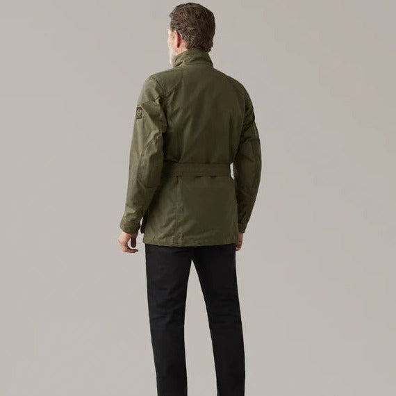 Belstaff Trialmaster Waxed Cotton Jacket Olive - FREE UK Shipping, FREE 365 Day Returns | Moto Central