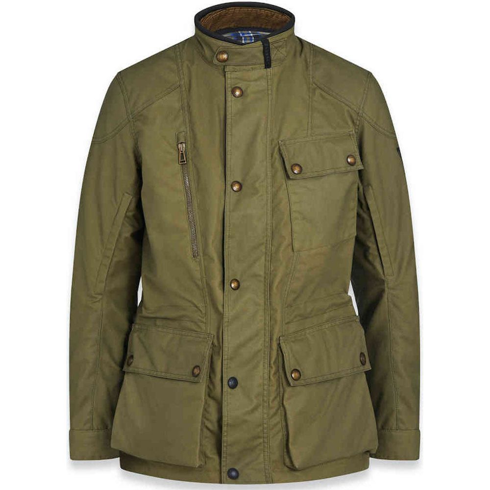 Belstaff Waymaster Technical Waxed Cotton Jacket Olive