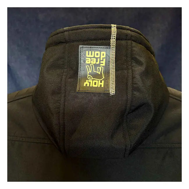 Holy Freedom Prison Softshell Jacket White / Black - FREE UK Shipping, FREE 365 Day Returns | Moto Central