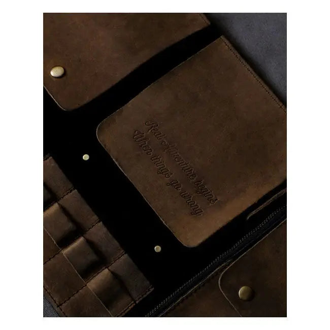 Trip Machine Universal Tool Roll Tobacco / Black - FREE UK Shipping, FREE 365 Day Returns | Moto Central