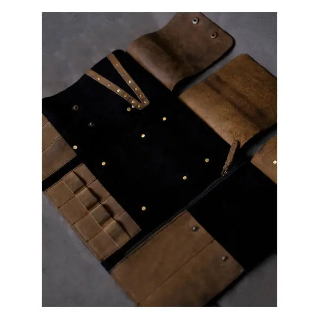 Trip Machine Universal Tool Roll Tobacco / Black - FREE UK Shipping, FREE 365 Day Returns | Moto Central