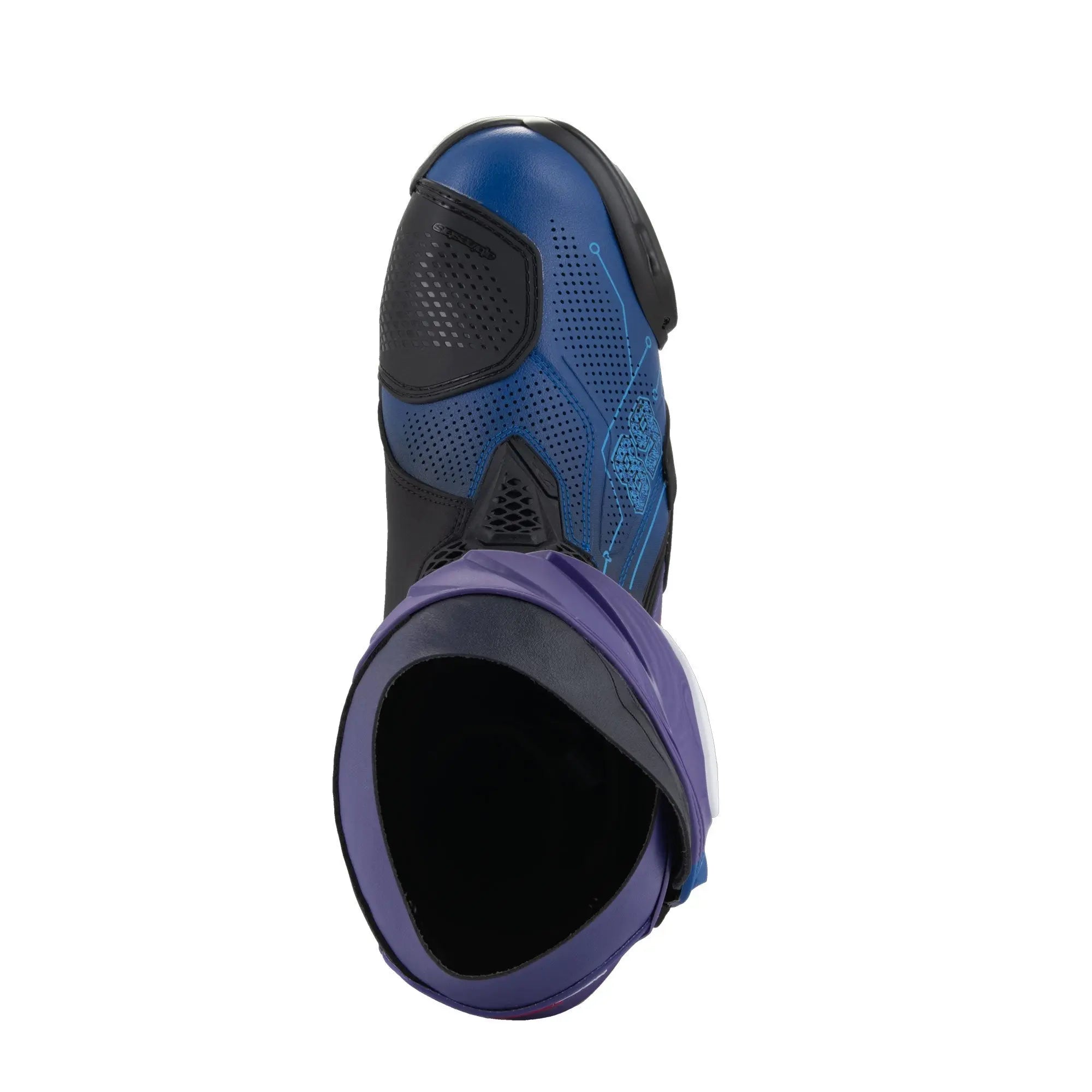 Alpinestars Supertech R LE Martinator R01 Vented Boots Blue / Purple / Red / Black - FREE UK Shipping, FREE 365 Day Returns | Moto Central