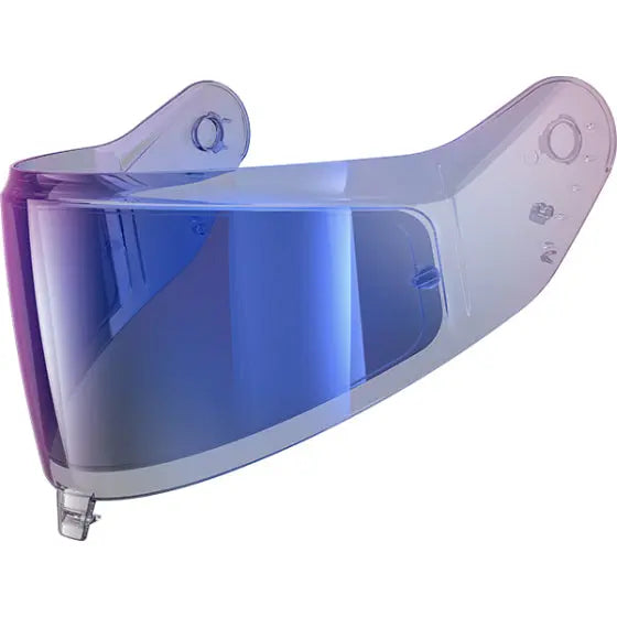 Blue Mirrored Visor - FREE UK Shipping, FREE 365 Day Returns | Moto Central