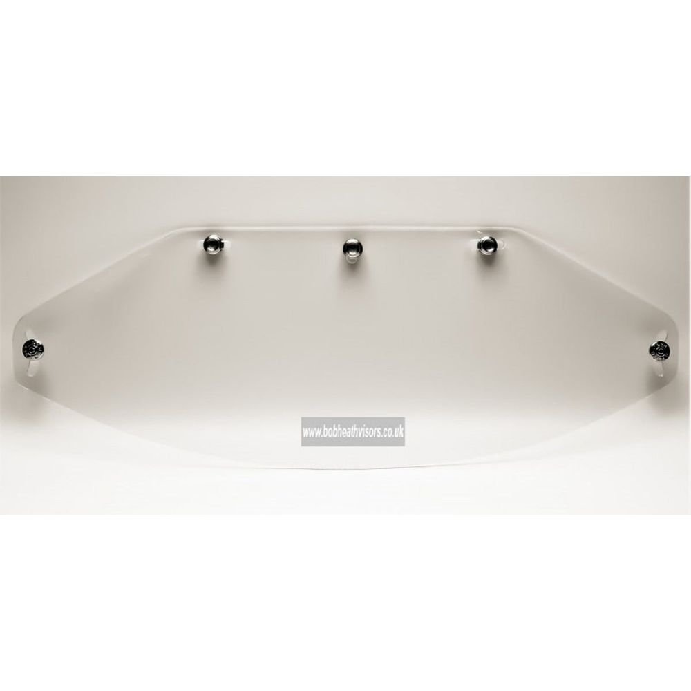 Bob Heath Visors BHV001 5 Stud Long Wrap Round Clear - 1mm