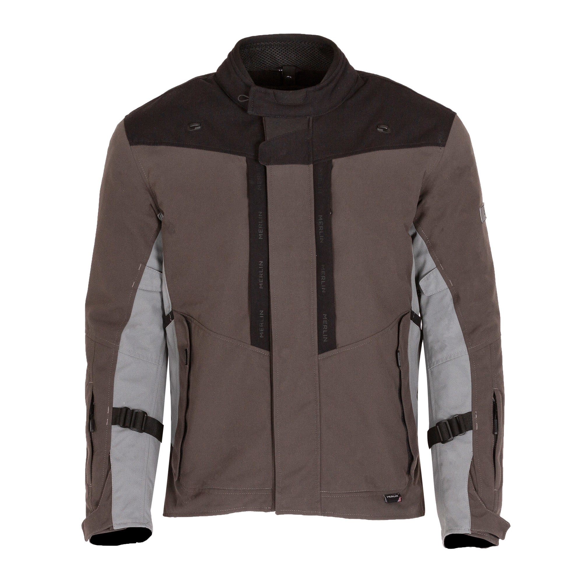 Merlin Borderlands D3O Laminated Textile Jacket Granite FREE UK Delivery, FREE 365 Day Returns | Moto Central