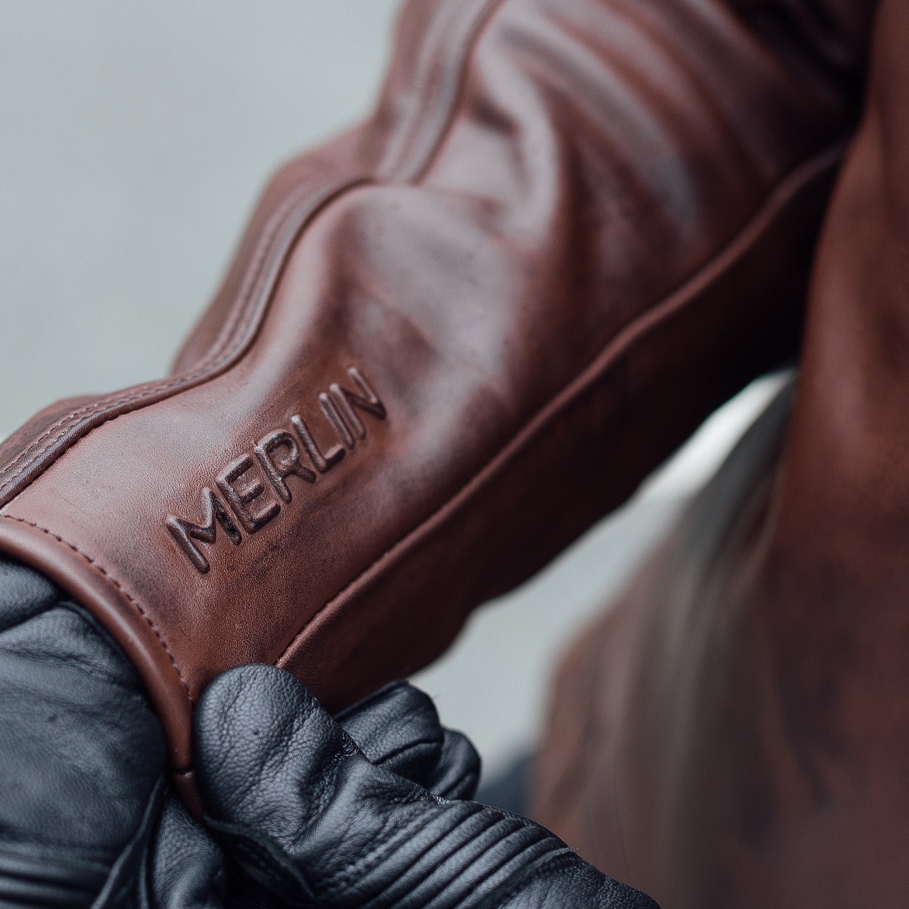 Merlin Bristol Café D3O Ladies Leather Jacket Brown FREE UK Delivery, FREE 365 Day Returns | Moto Central