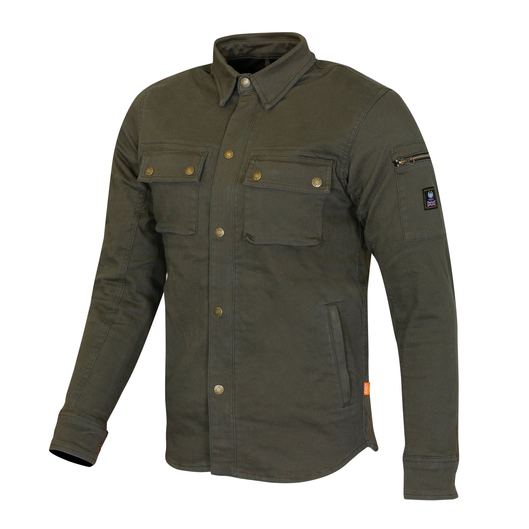 Merlin Brody D3O Single Layer Riding Shirt Green FREE UK Delivery, FREE 365 Day Returns | Moto Central