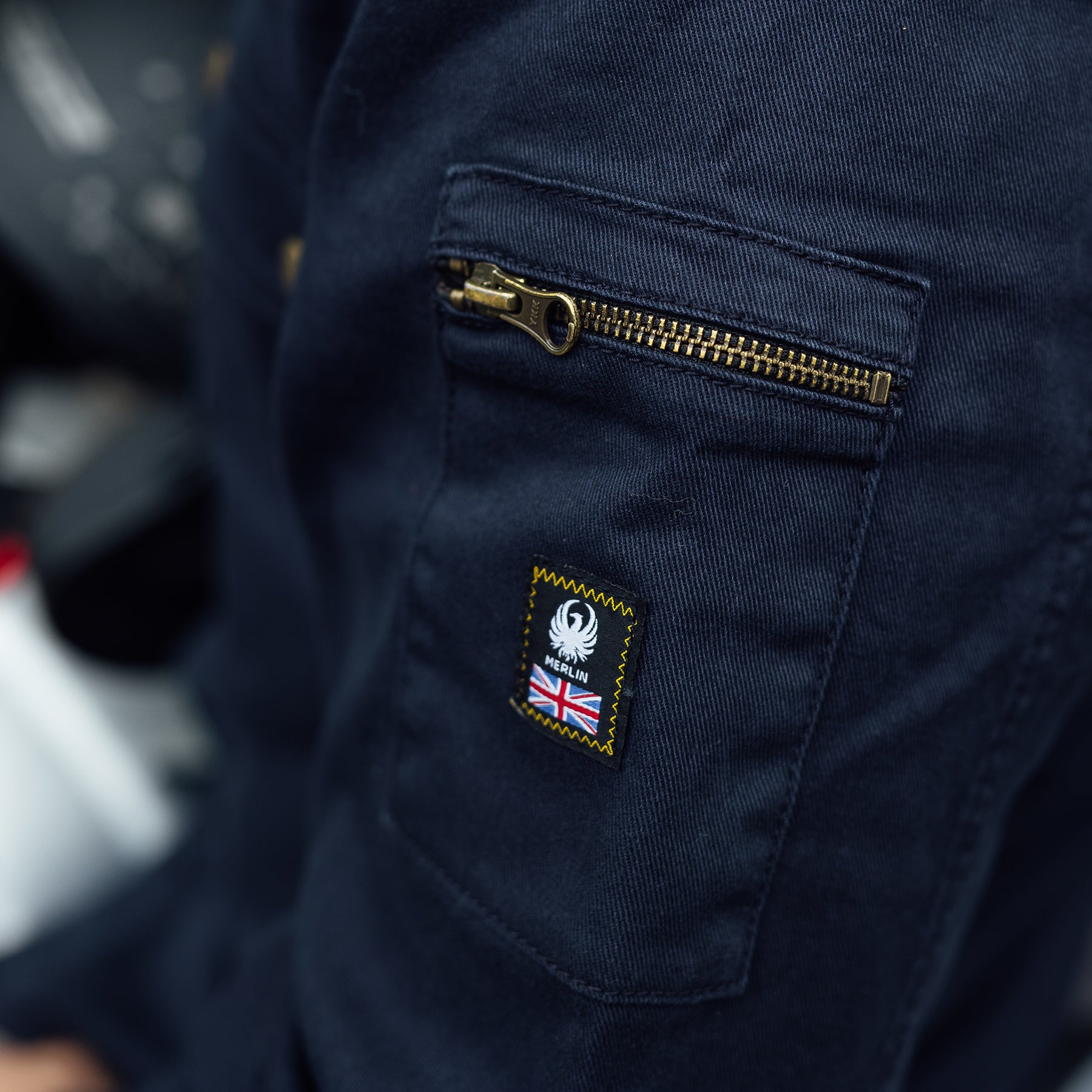 Merlin Brody D3O Single Layer Riding Shirt Navy FREE UK Delivery, FREE 365 Day Returns | Moto Central