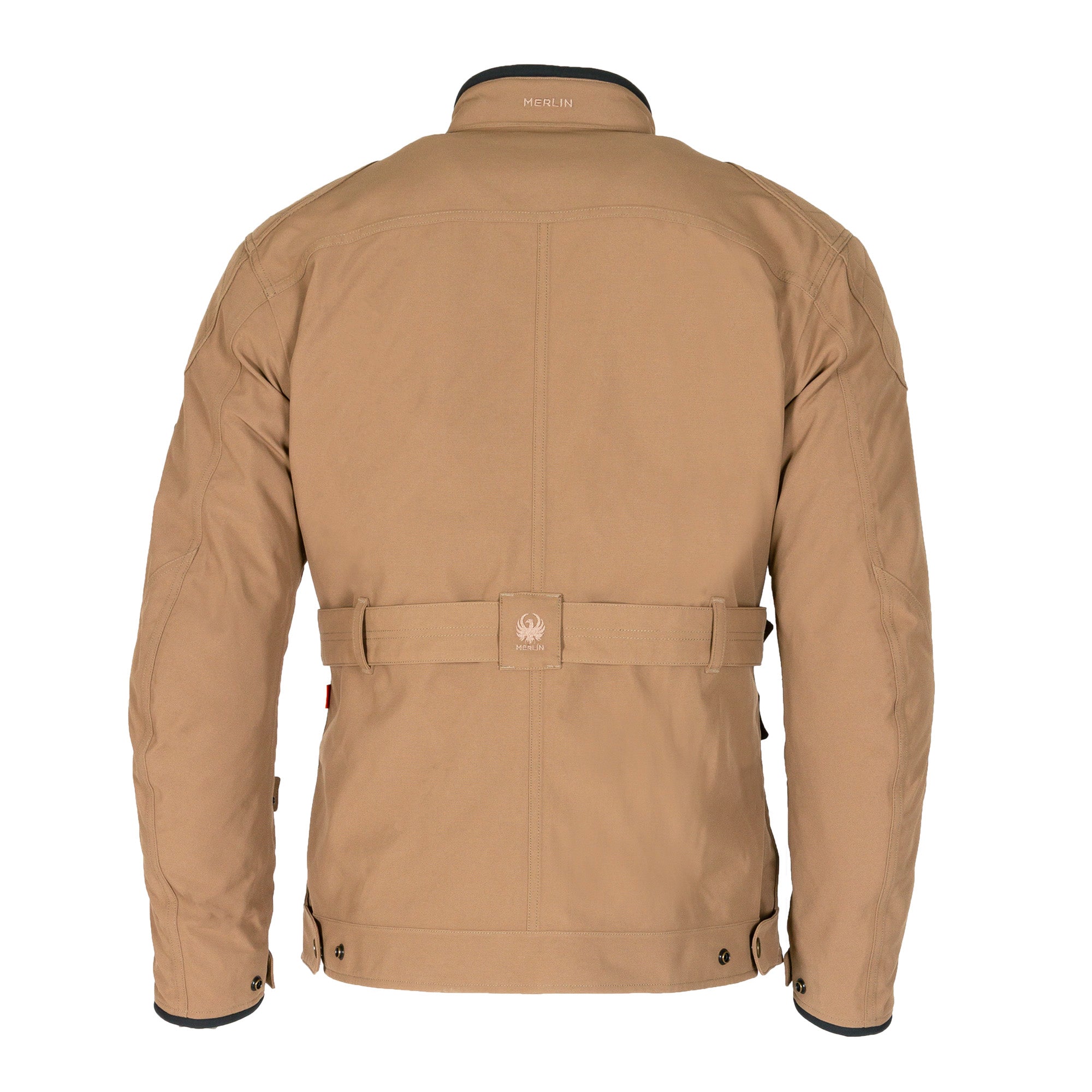 Merlin Burslem D3O Eco Laminated Textile Jacket Sand FREE UK Delivery, FREE 365 Day Returns | Moto Central