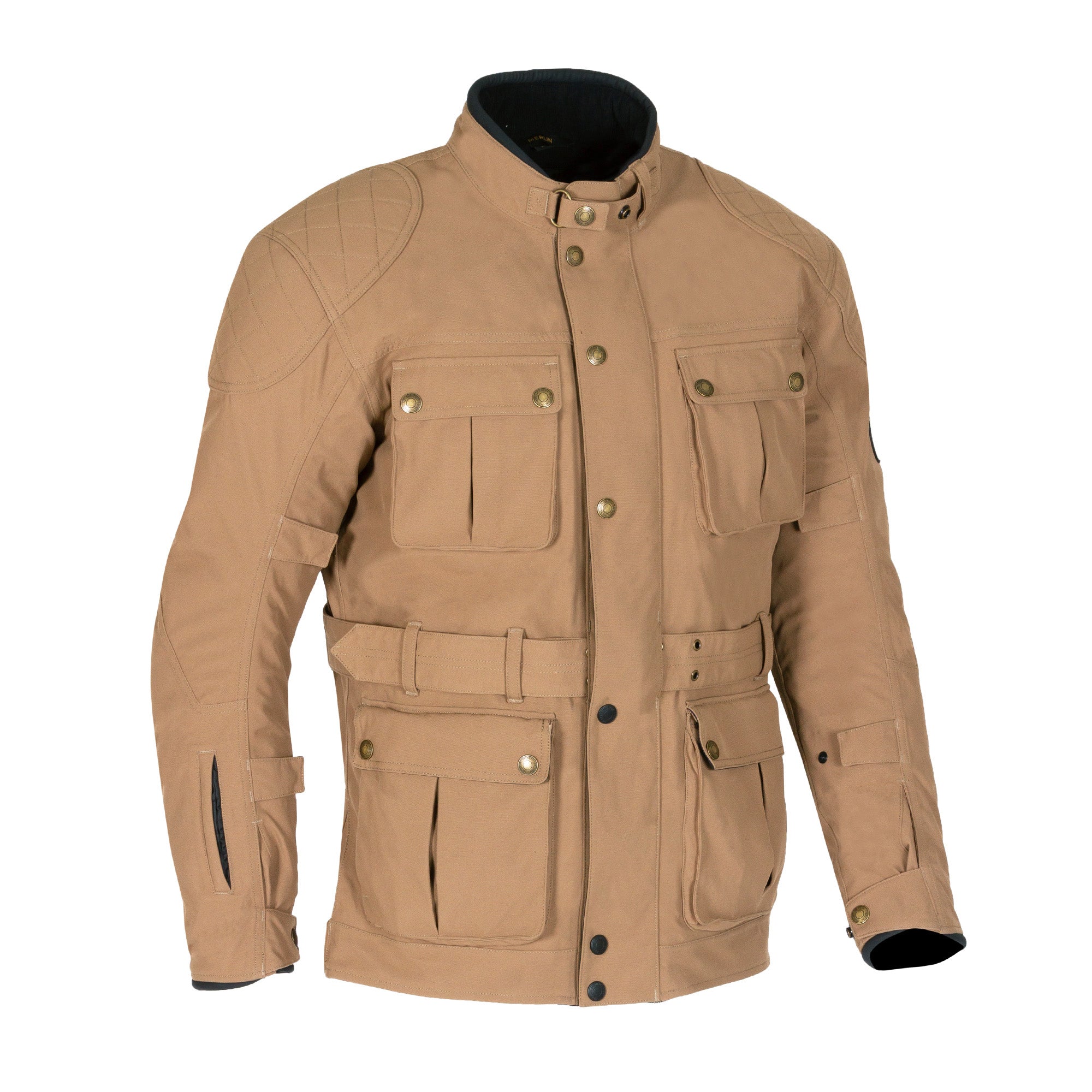 Merlin Burslem D3O Eco Laminated Textile Jacket Sand FREE UK Delivery, FREE 365 Day Returns | Moto Central