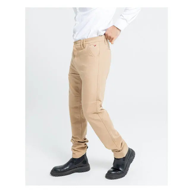 ByCity Docks Textile Trouser Beige - FREE UK Shipping, FREE 365 Day Returns | Moto Central
