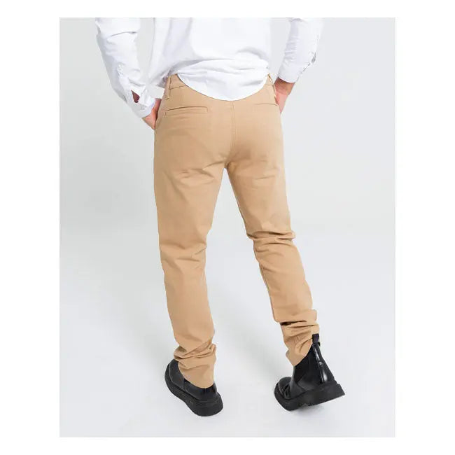 ByCity Docks Textile Trouser Beige - FREE UK Shipping, FREE 365 Day Returns | Moto Central