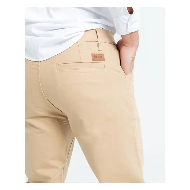 ByCity Docks Textile Trouser Beige - FREE UK Shipping, FREE 365 Day Returns | Moto Central