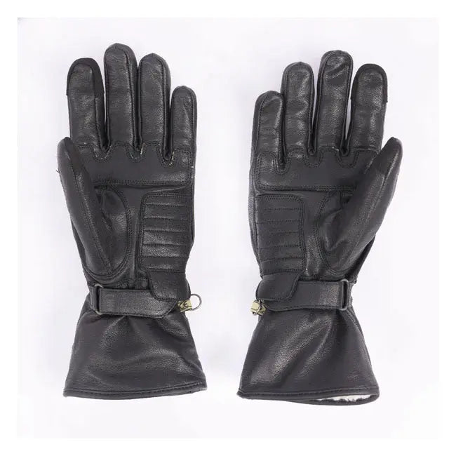 ByCity Lyon Leather Gloves Black - FREE UK Shipping, FREE 365 Day Returns | Moto Central