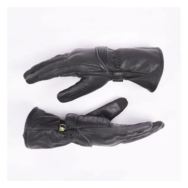 ByCity Lyon Leather Gloves Black - FREE UK Shipping, FREE 365 Day Returns | Moto Central