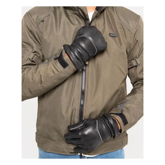 ByCity Lyon Leather Gloves Black - FREE UK Shipping, FREE 365 Day Returns | Moto Central