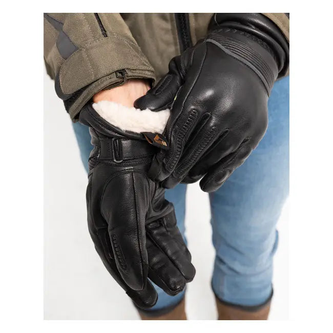 ByCity Lyon Leather Gloves Black - FREE UK Shipping, FREE 365 Day Returns | Moto Central