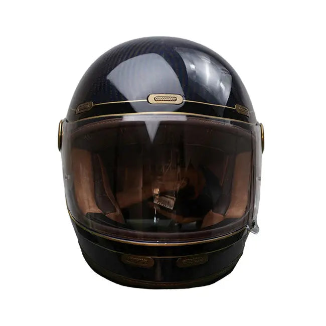 ByCity Roadster 3 Full Face Helmet Carbon Golden Blue - FREE UK Shipping, FREE 365 Day Returns | Moto Central