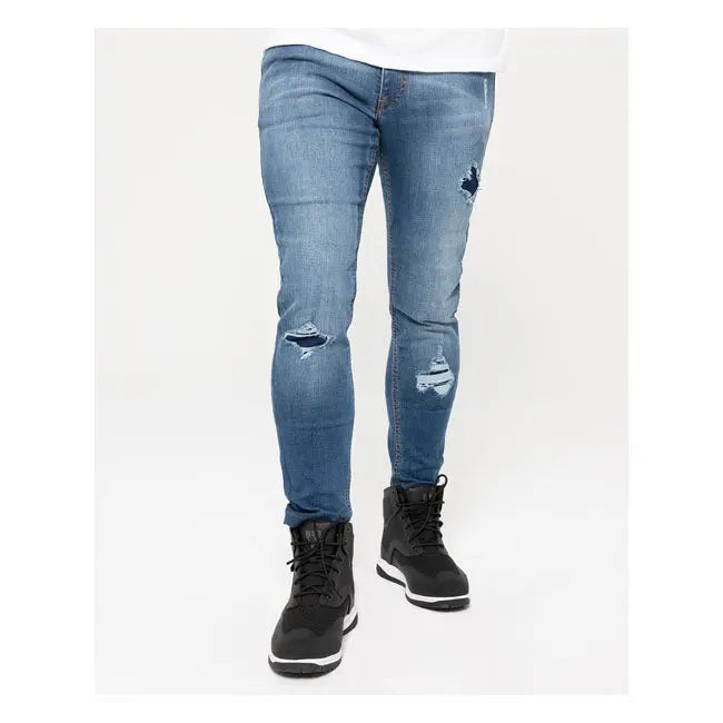 ByCity Soul Denim Jeans Blue - FREE UK Shipping, FREE 365 Day Returns | Moto Central