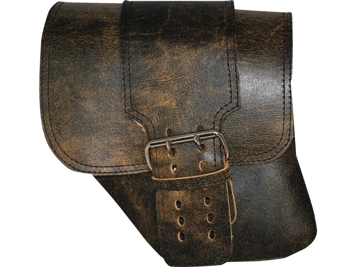 La Rosa Design Solo Wide Strap Right Swingarm Bag Rustic Brown