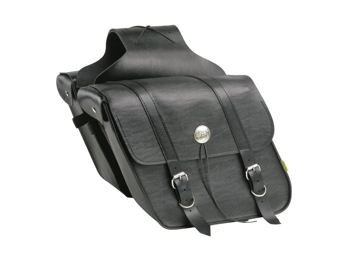 Willie & Max Standard Slant Throw Over Saddlebags Black