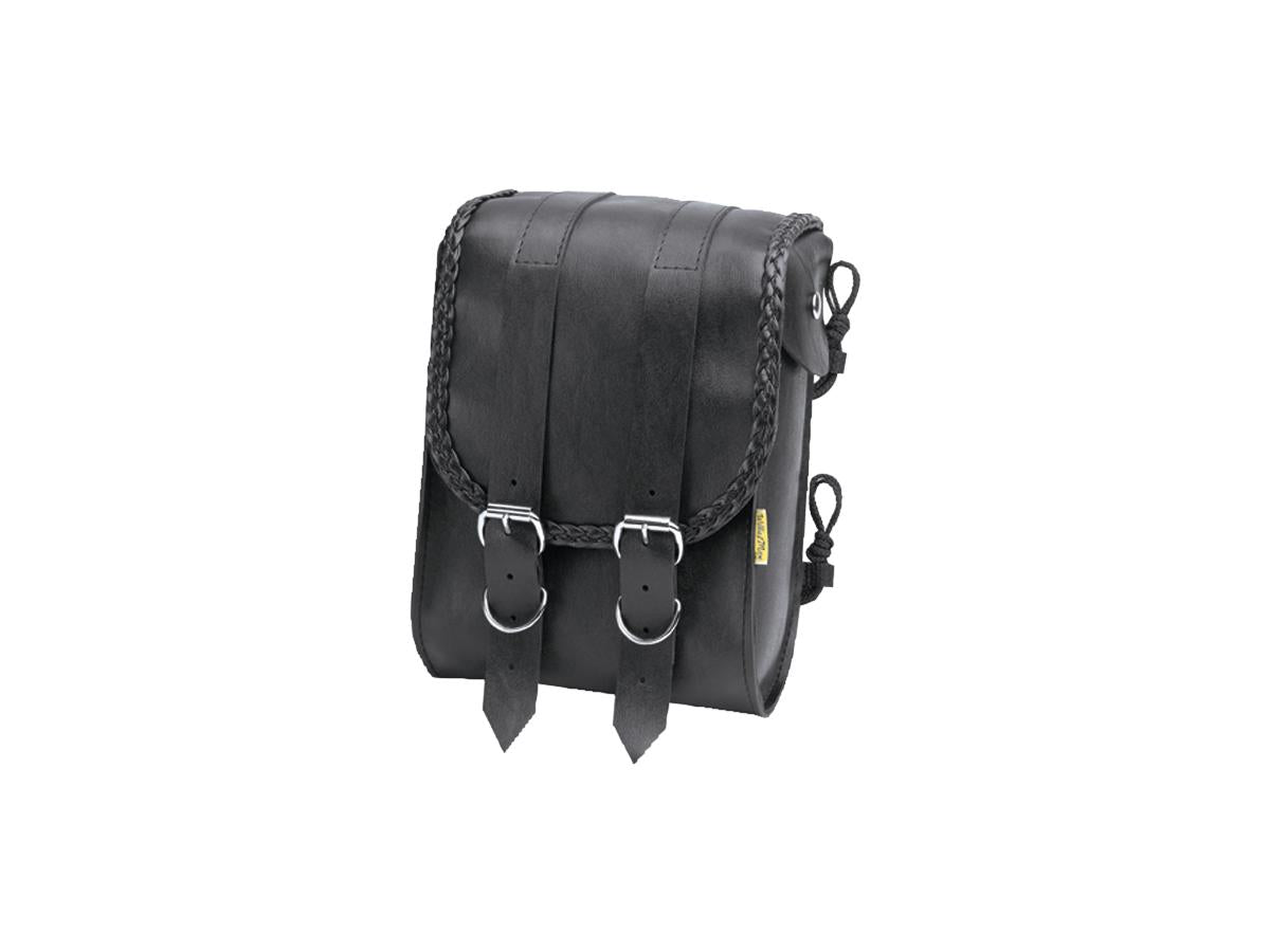 Willie & Max Braided Sissy Bar Bag Black
