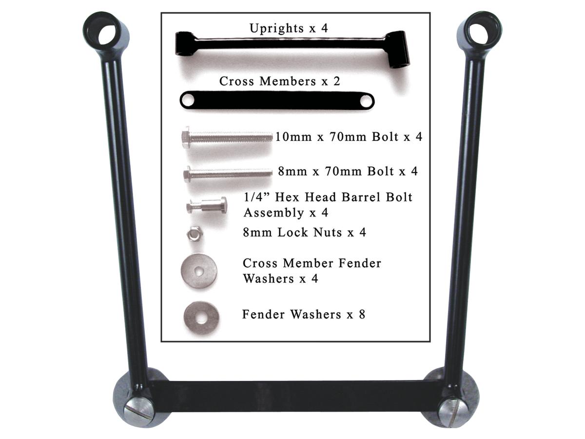 Willie & Max Universal Saddlebag Hard Mount Kit Saddlebag Hard Mount Kit