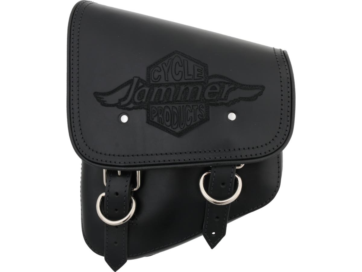 La Rosa Design Regular Softail Saddle Bag With Jammer Logo