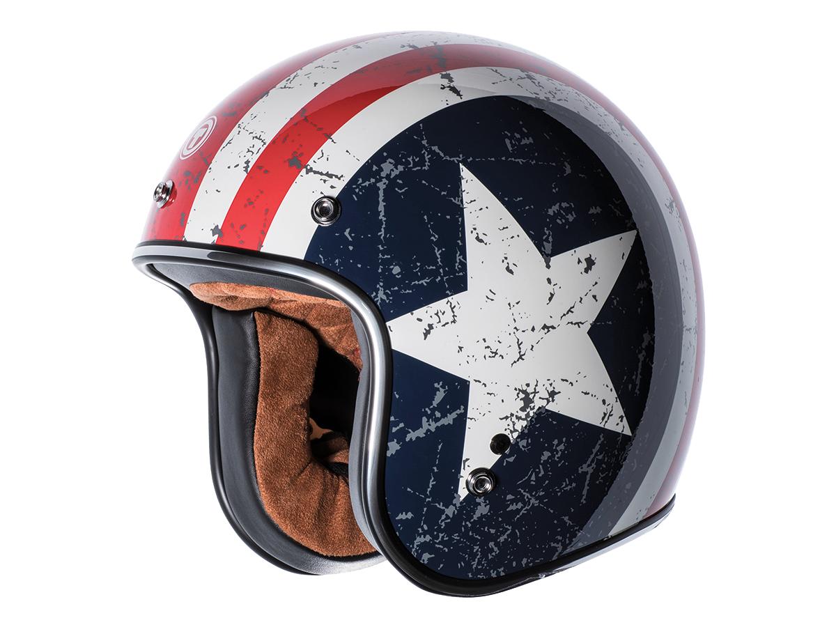Torc T-50 ECE Retro Jet Rebel Star White / Red / Blue