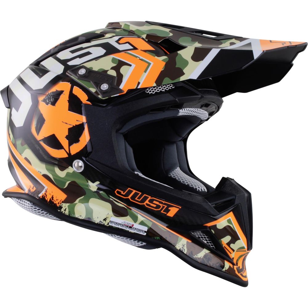 Just1 J12 Carbon MX Kombat Orange