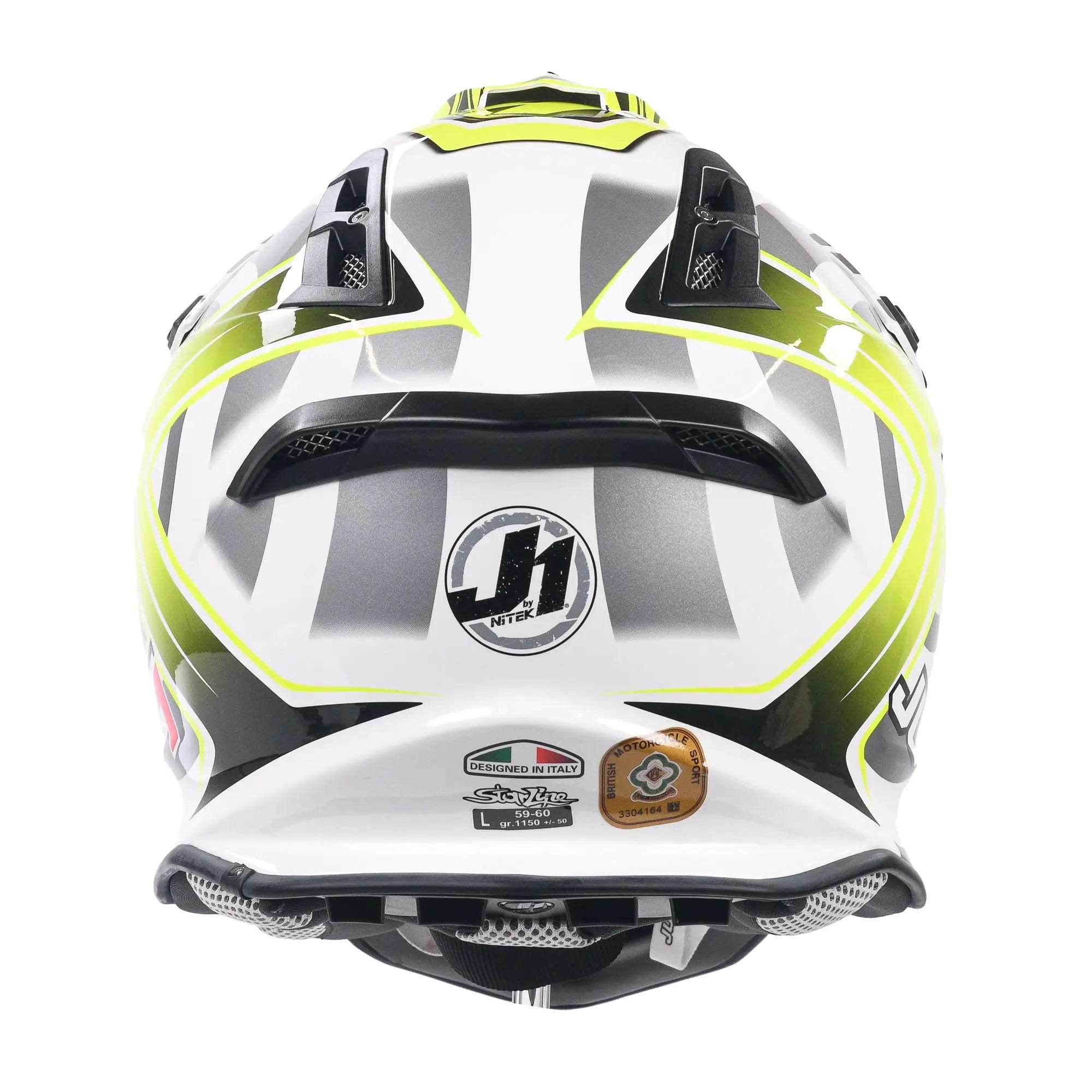 Just1 J12 Carbon MX Helmet Mister X Yellow - FREE UK Shipping, FREE 365 Day Returns | Moto Central
