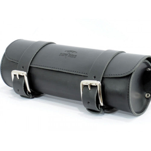 Longride Leather Tool Roll Bag Black - 2 Liters