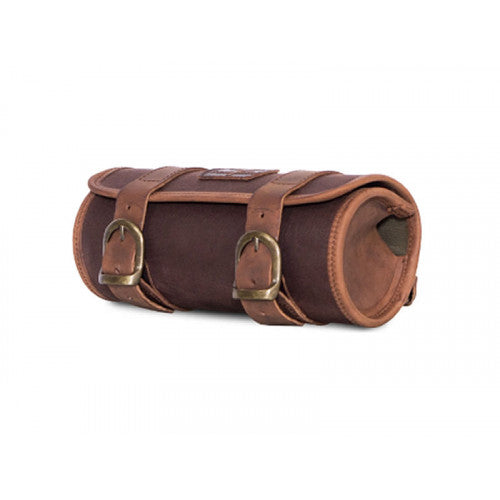 Longride Waxed Canvas Tool Roll Bag Brown - 2 Liters