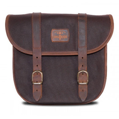 Longride Waxed Canvas LOX Saddlebag Brown - 8 Liters - primary product view