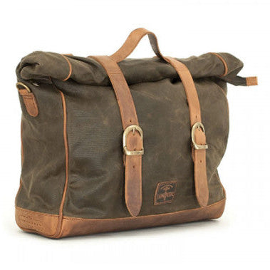 Longride Waxed Canvas Multifit Saddlebag Khaki - 18 Liters - alternate product view