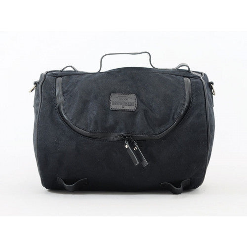 Longride Waxed Canvas Roll Bag Black - 23.3 Liters