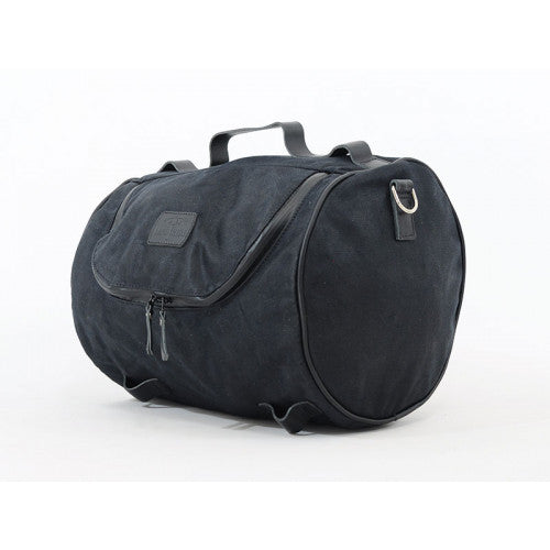 Longride Waxed Canvas Roll Bag Black - 23.3 Liters