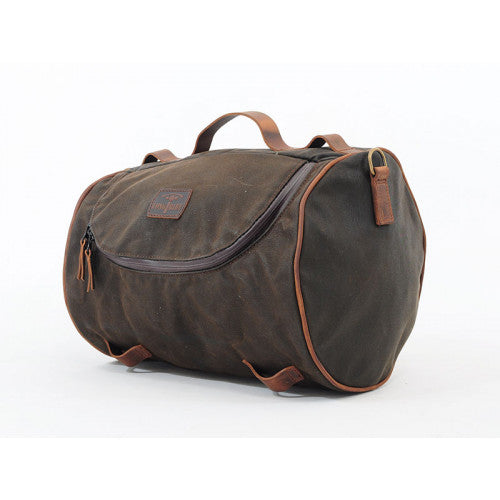 Longride Waxed Canvas Roll Bag Khaki - 23.3 Liters
