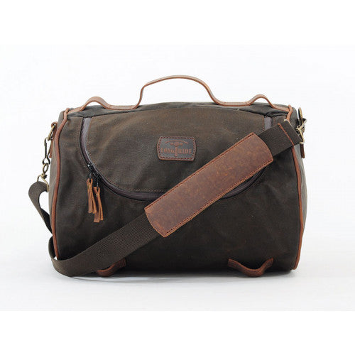 Longride Waxed Canvas Roll Bag Khaki - 23.3 Liters